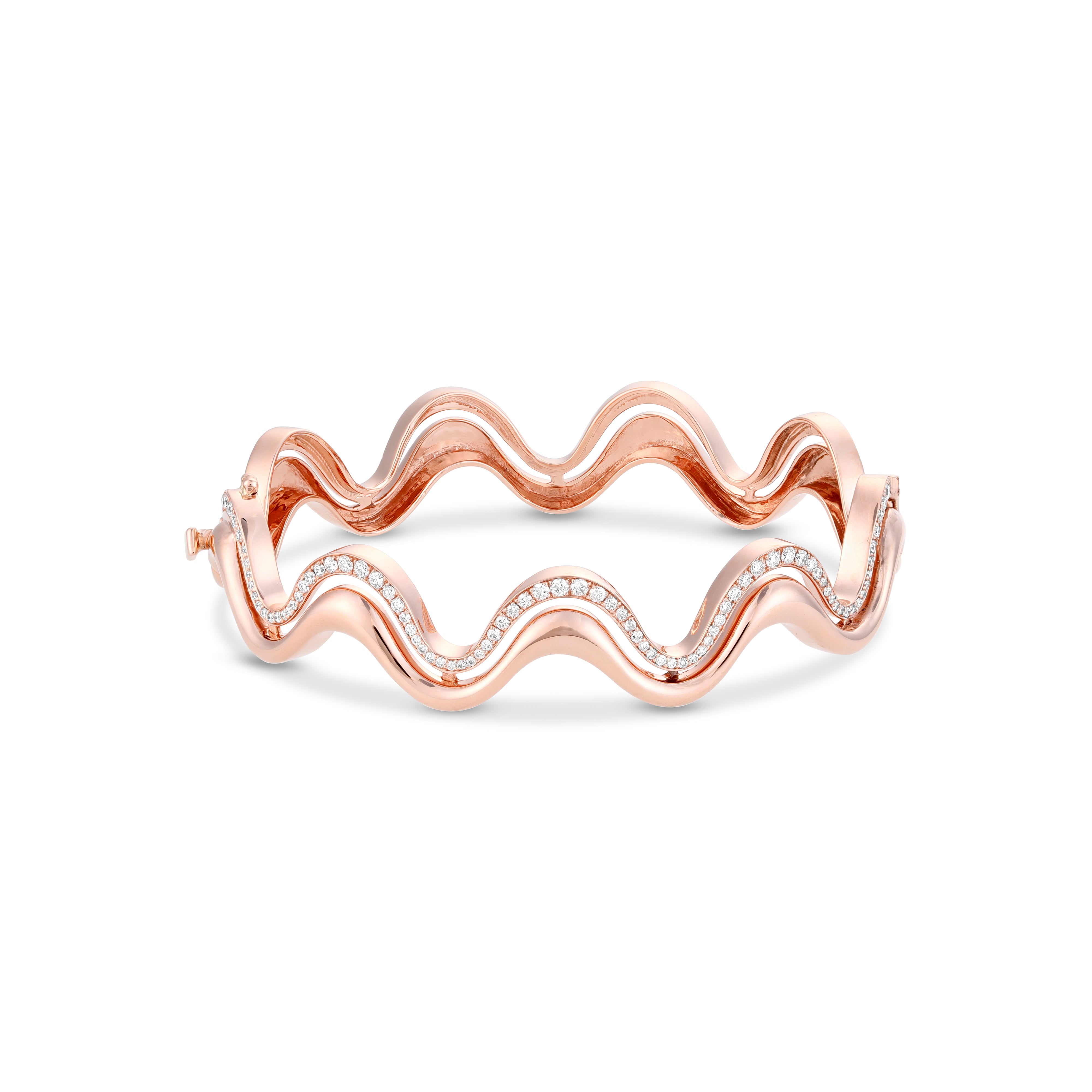 Rose Gold Flow Bangle