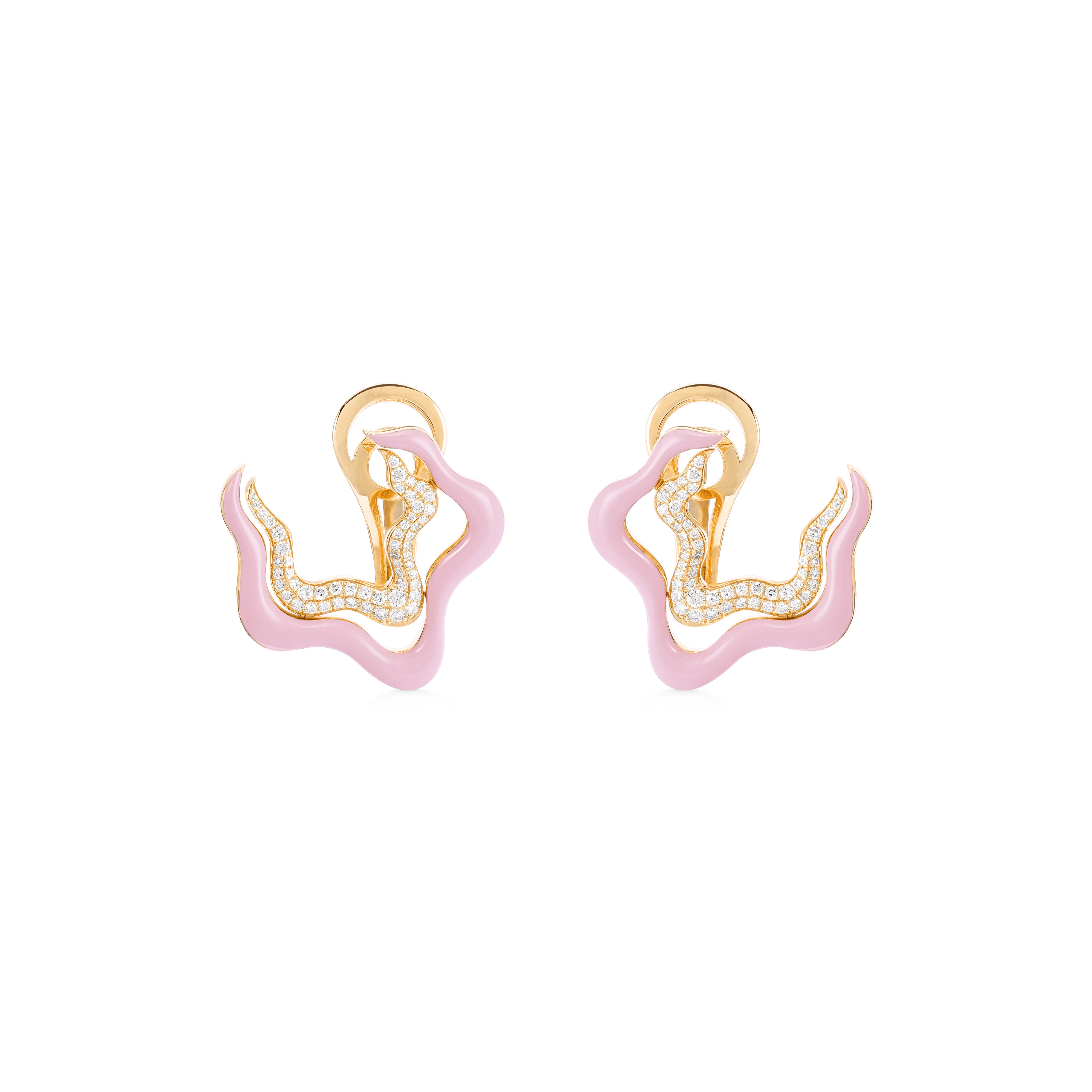 Flow Earring - Blush