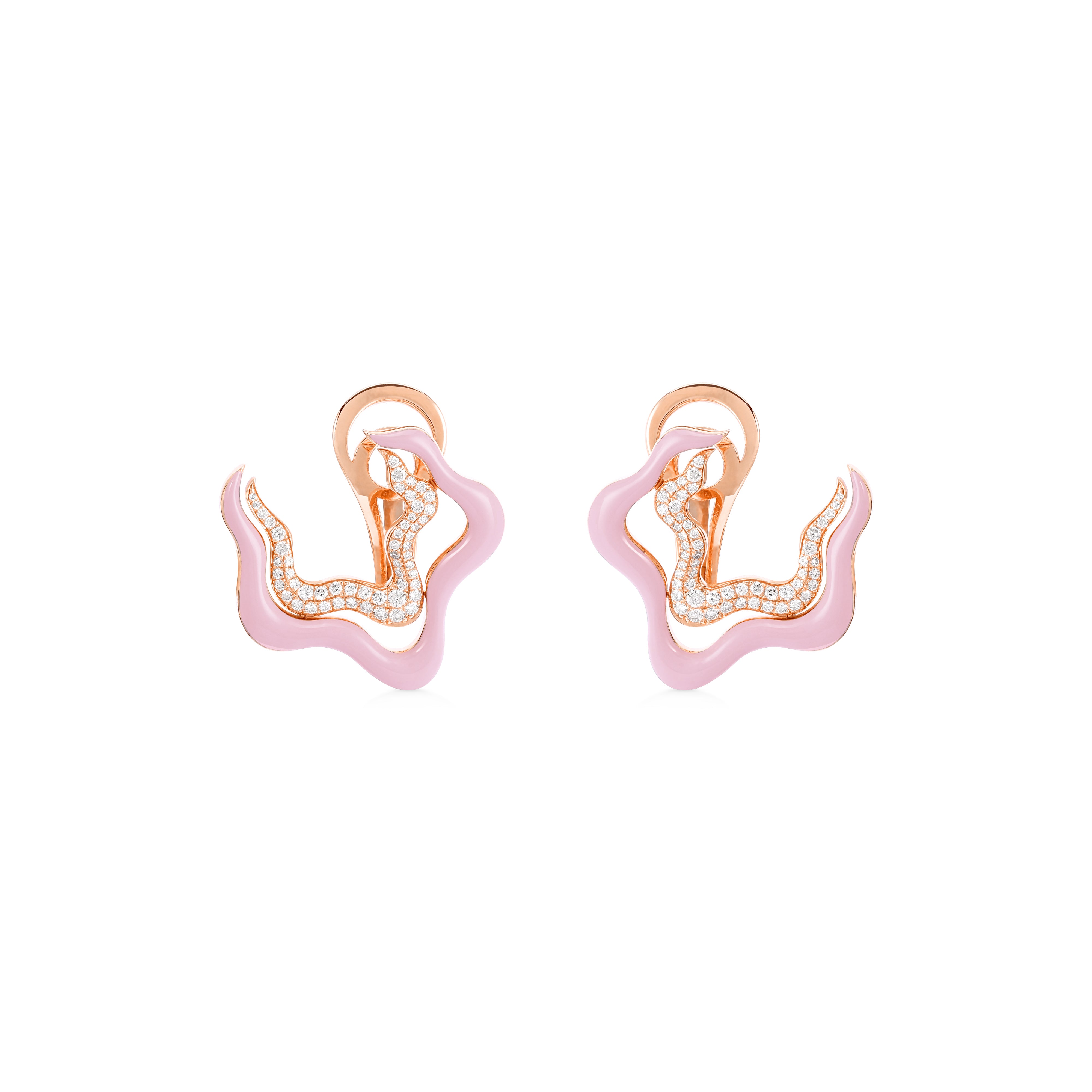 Flow Earring - Blush