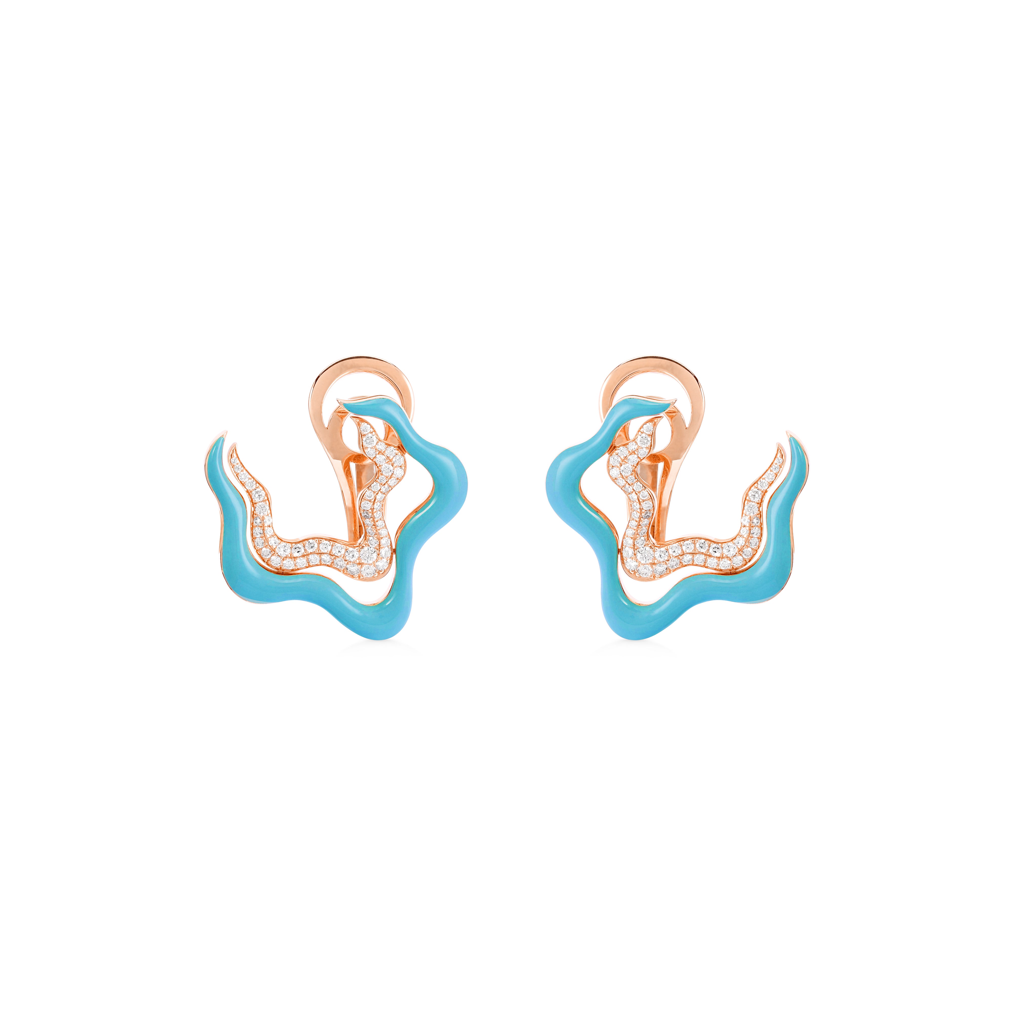 Flow Earrings - Turqouise