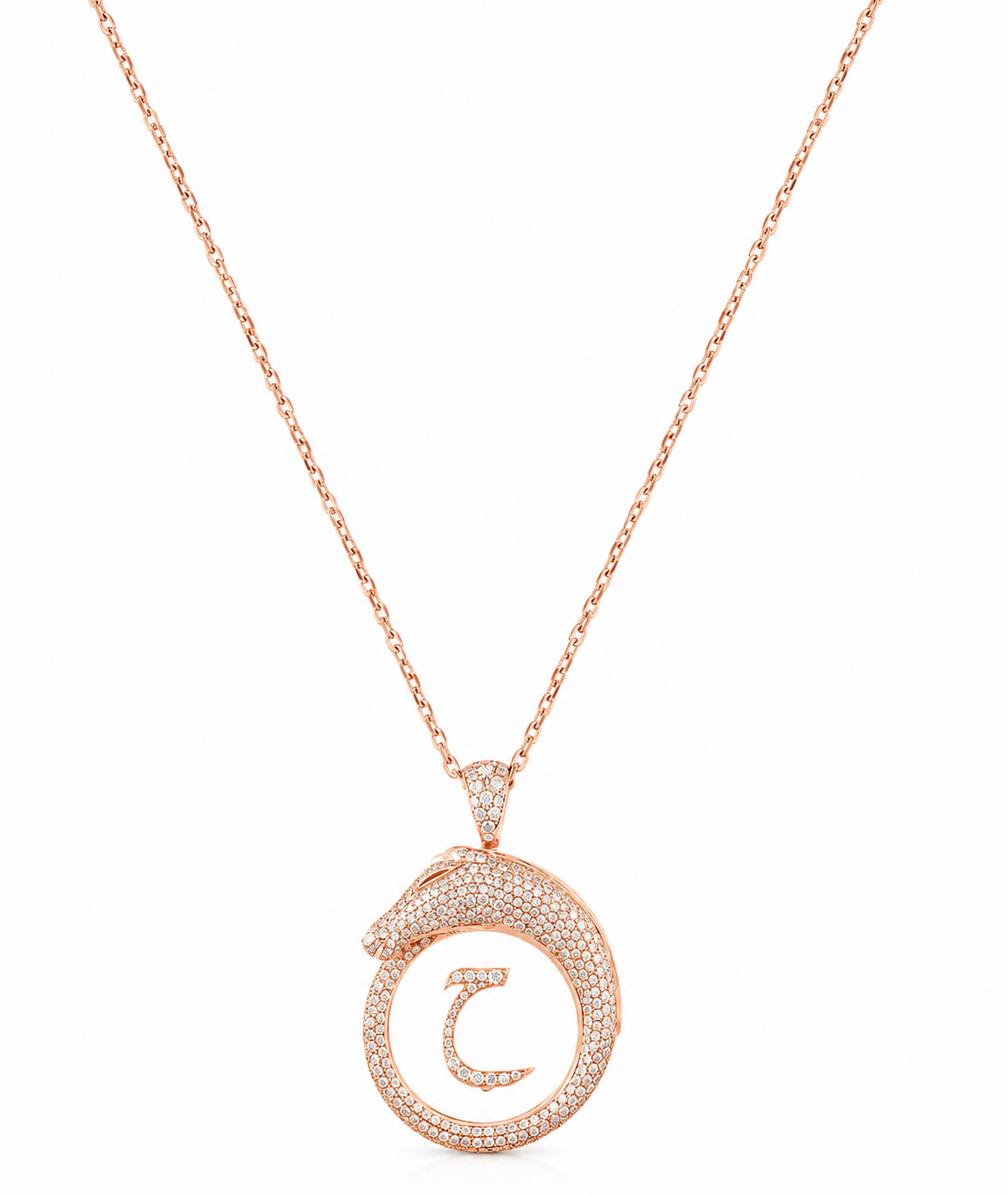 RAMAK DIAMOND LETTER PENDANT