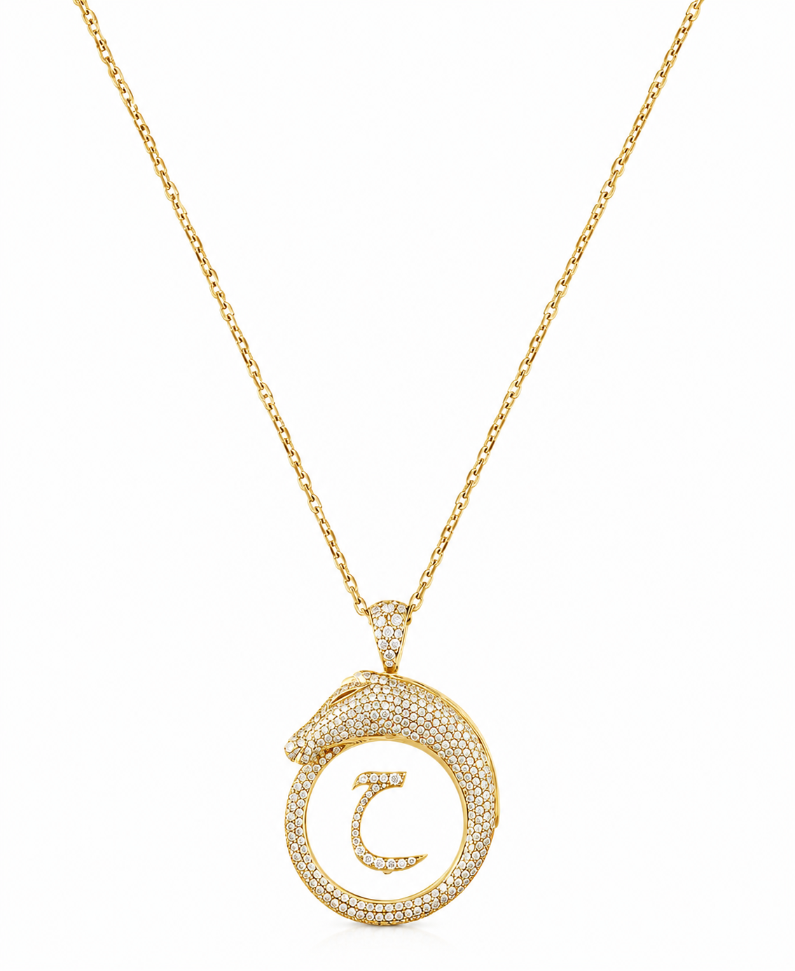 RAMAK DIAMOND LETTER PENDANT