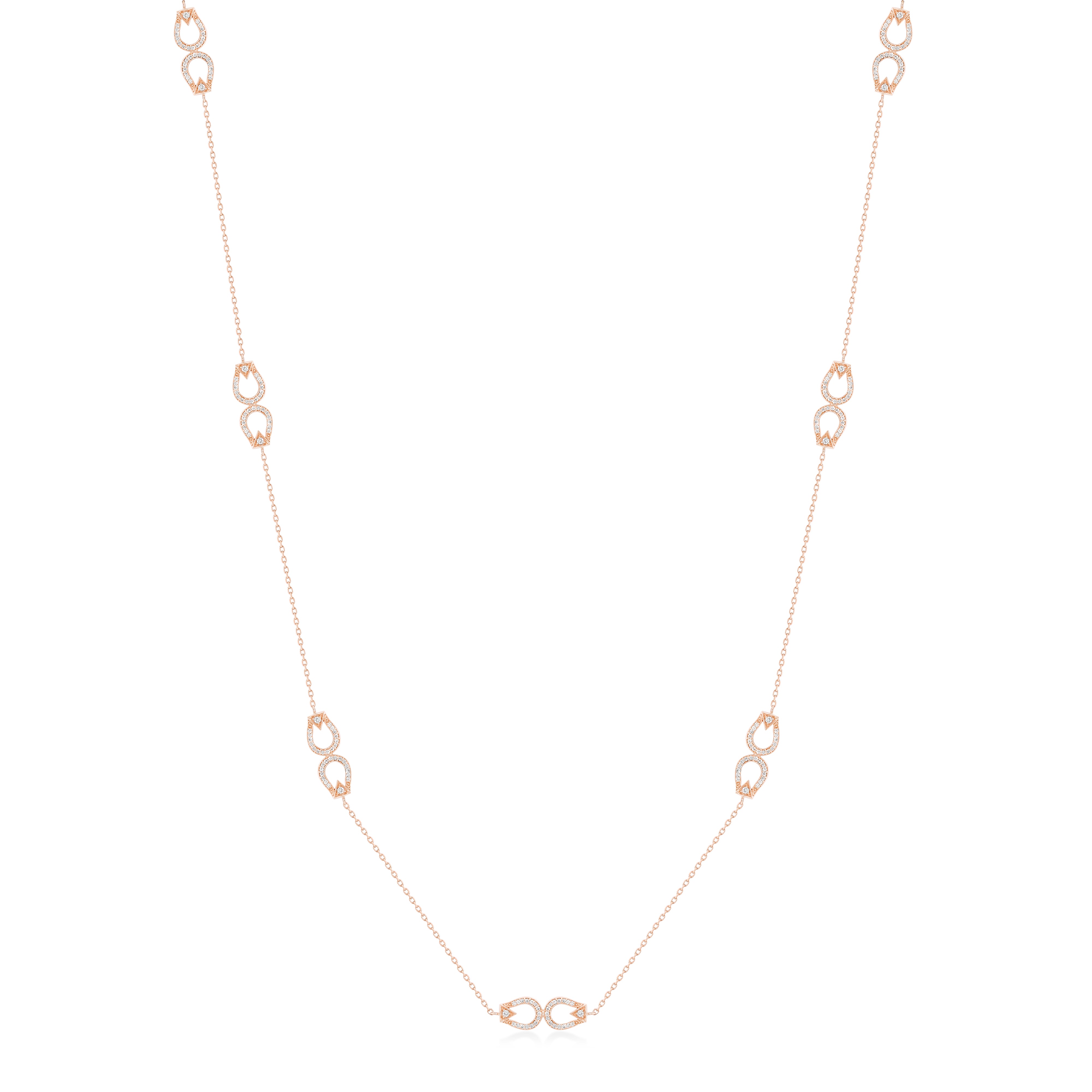 Long Horse Shoe Necklace