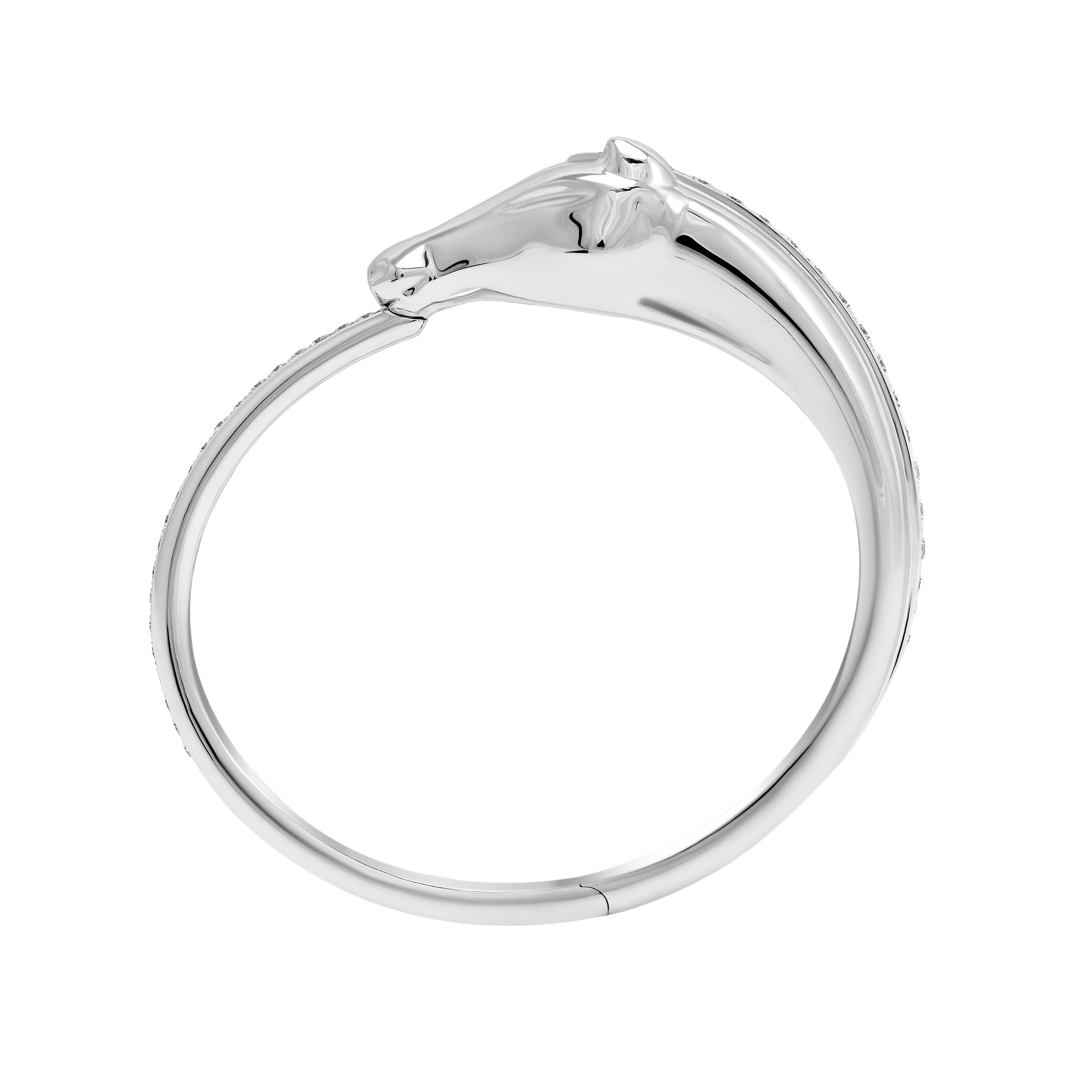 Ramak Bangle - White Gold