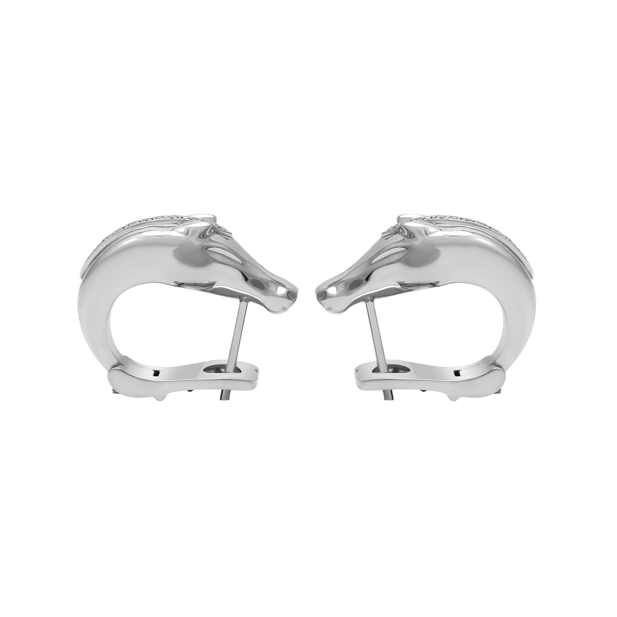 Ramak Earrings - White Gold