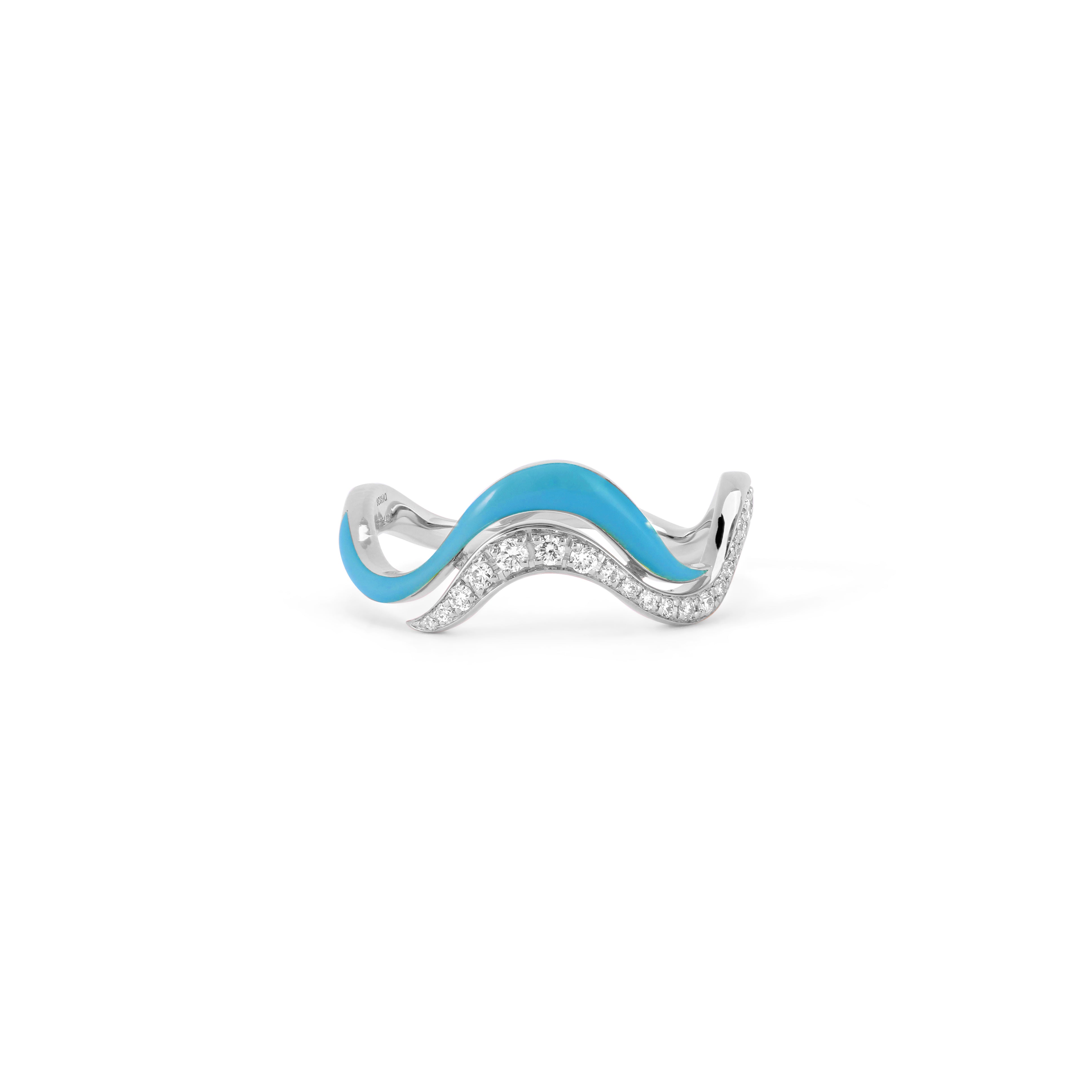 Line Flow Ring - Turqouise