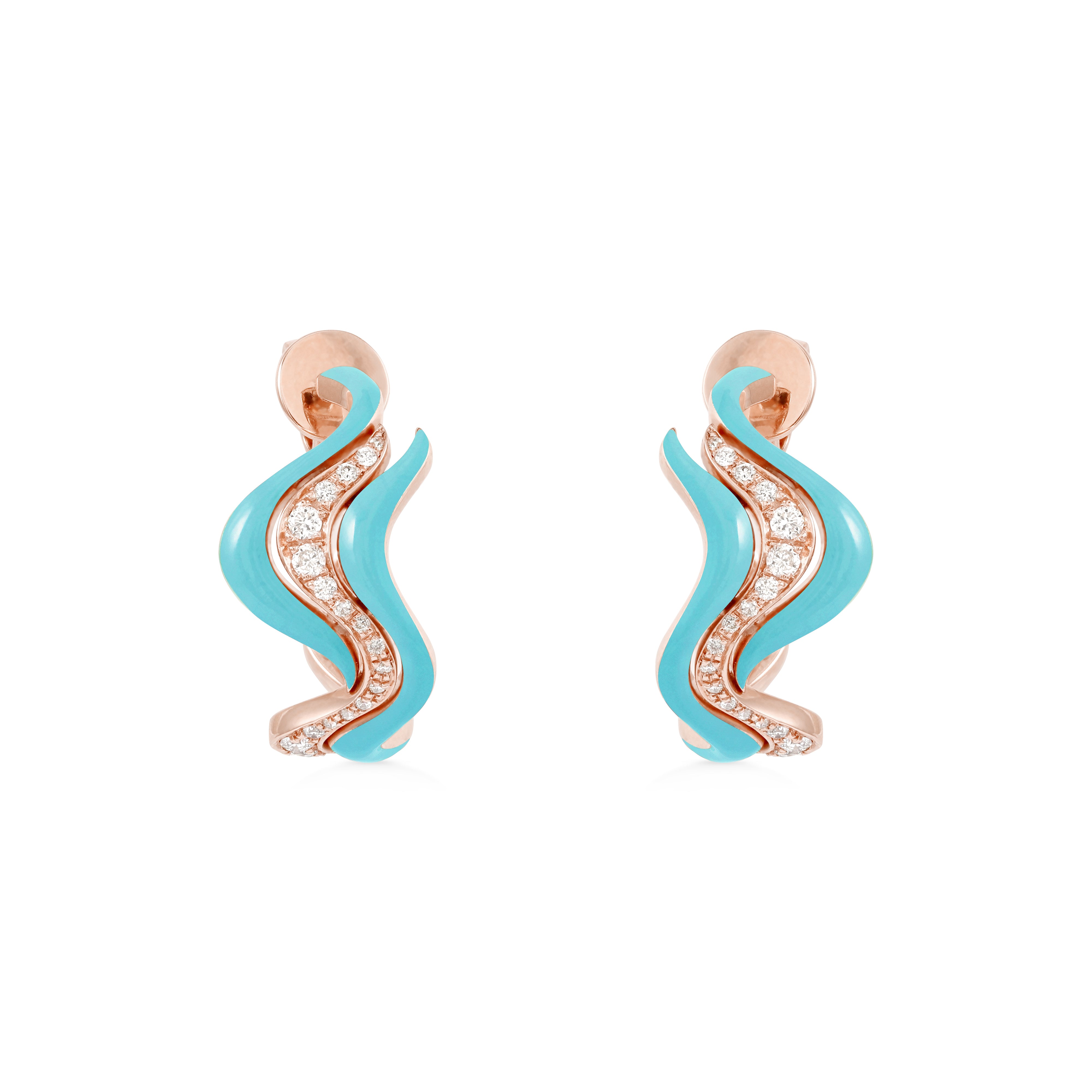 Small Flow Earrings - Turqouise