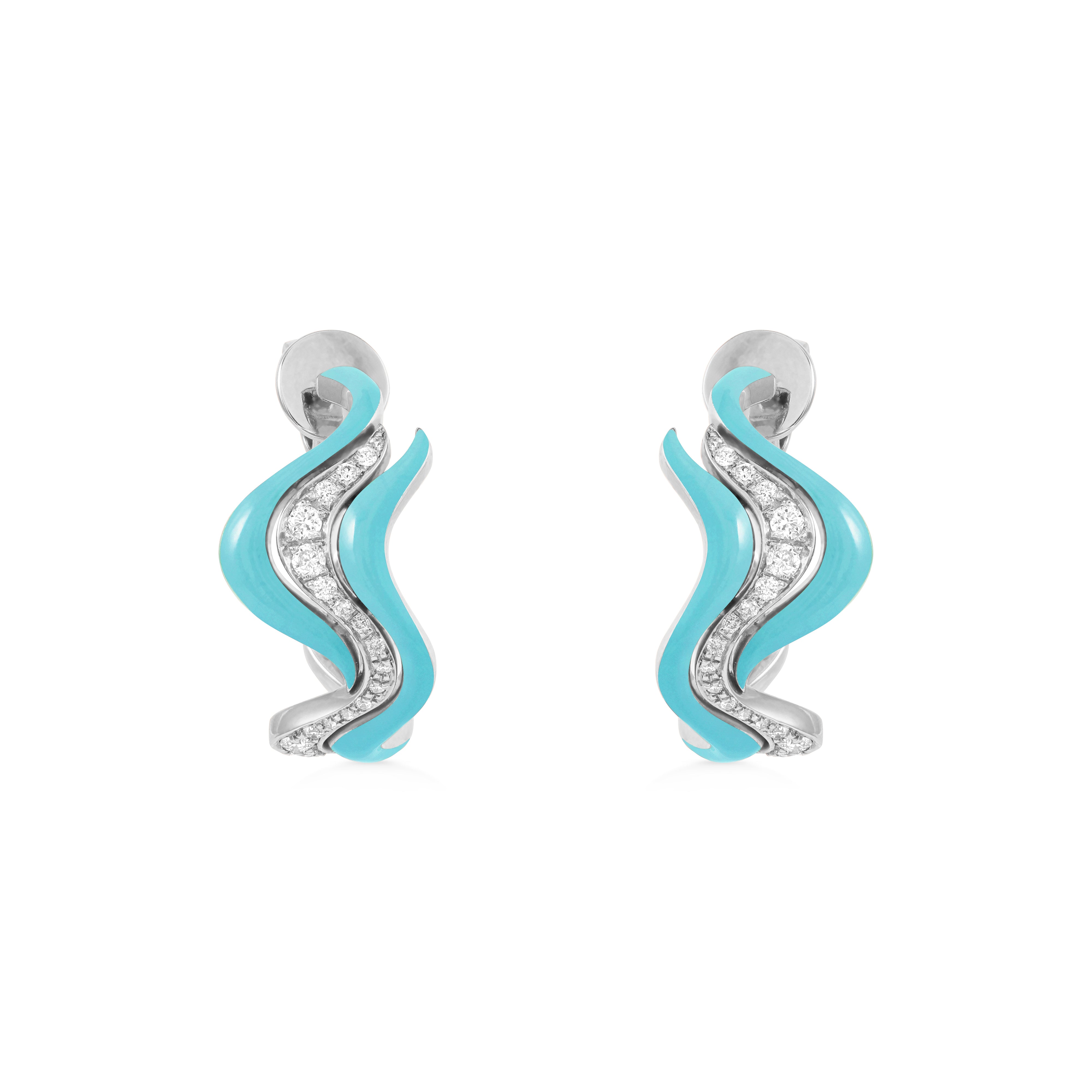 Small Flow Earrings - Turqouise
