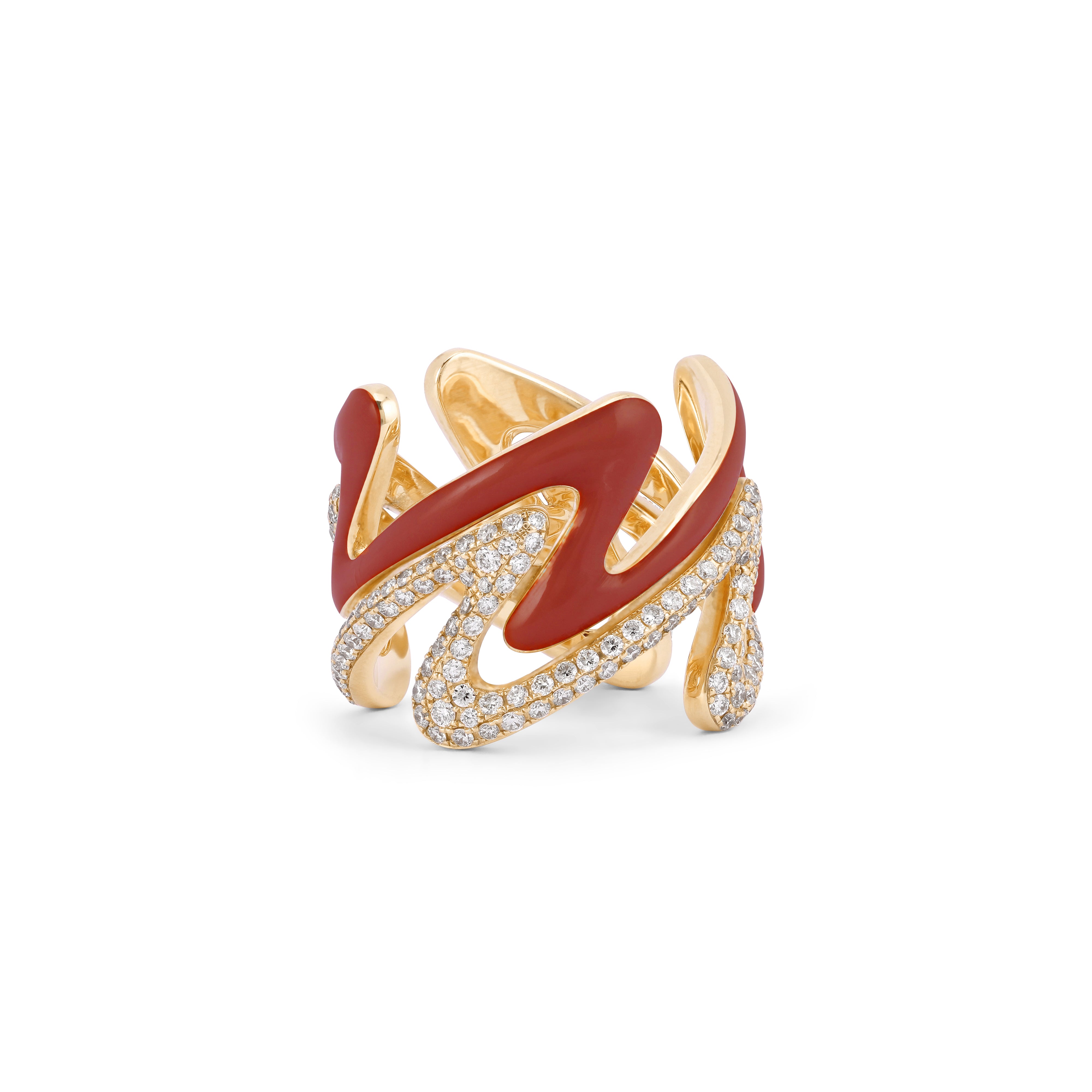 Flow Ring- Burgundy