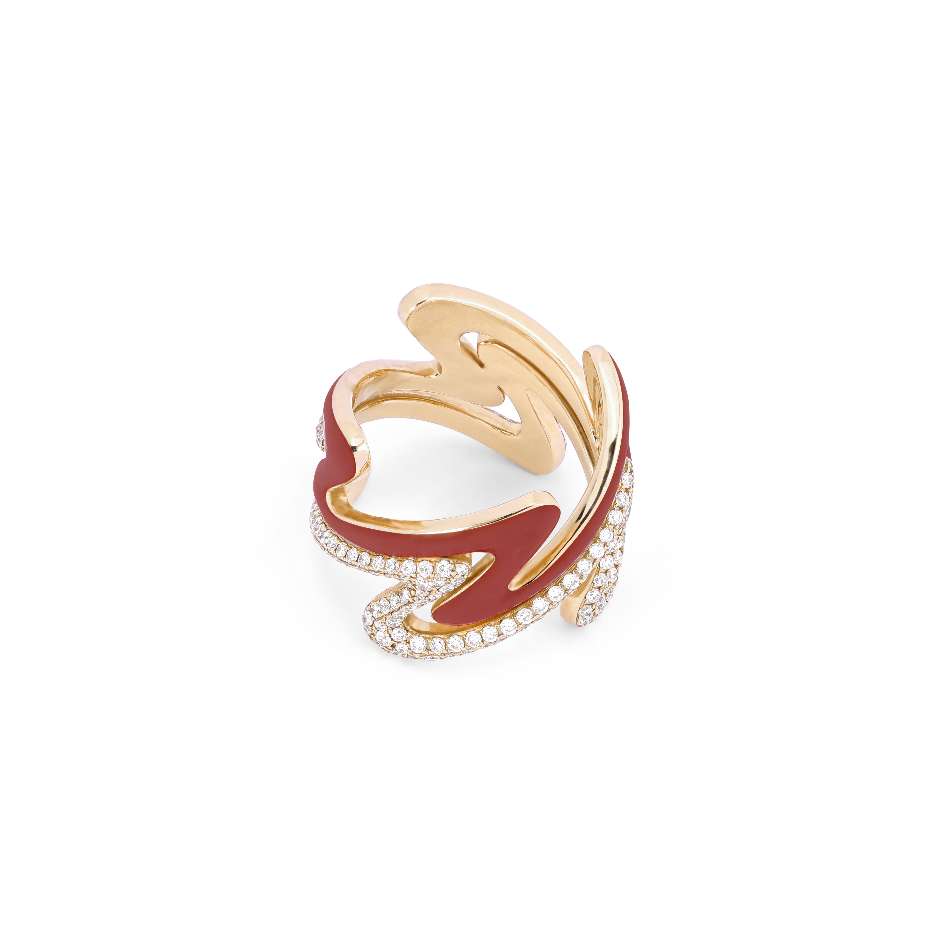 Flow Ring- Burgundy