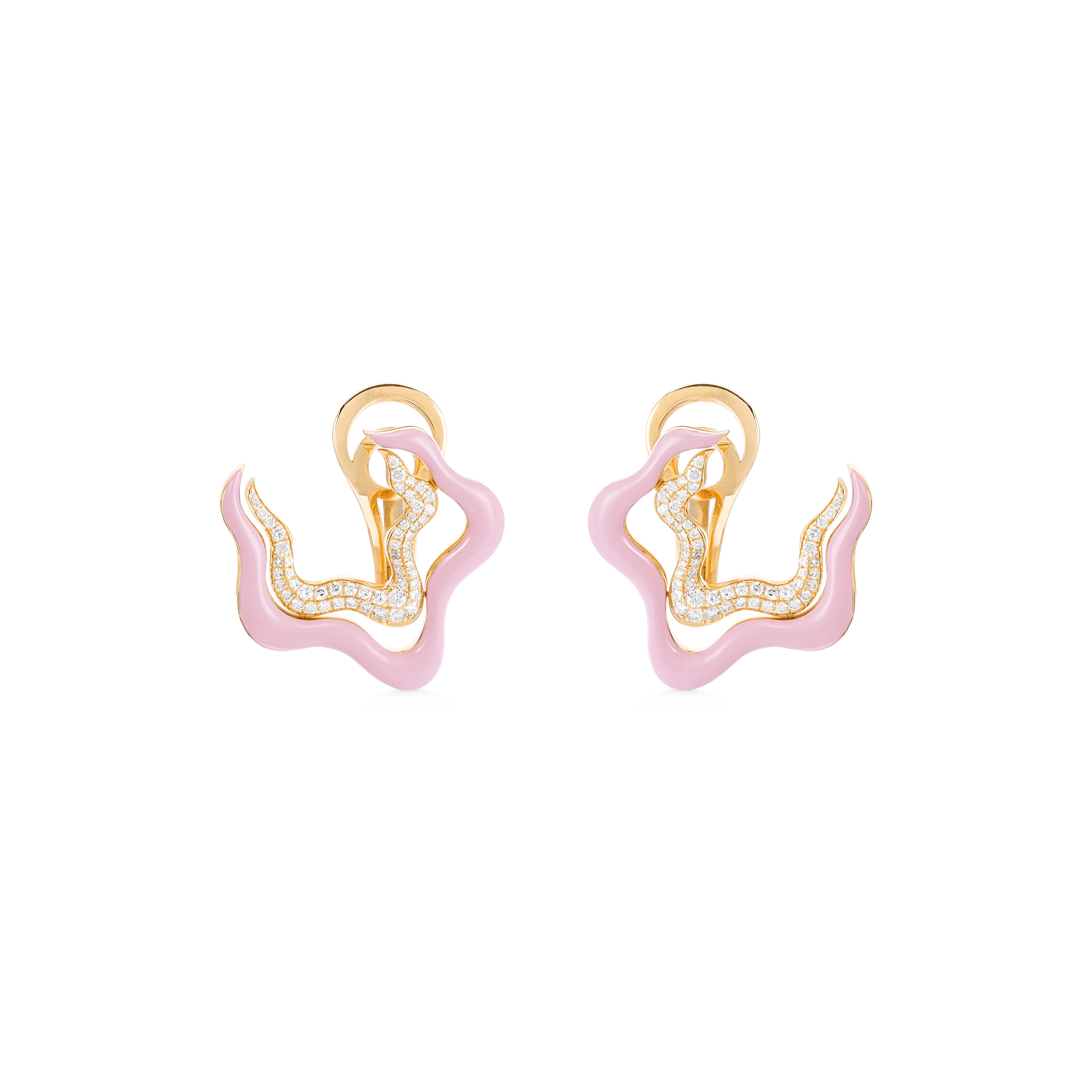 Flow Earring - Blush