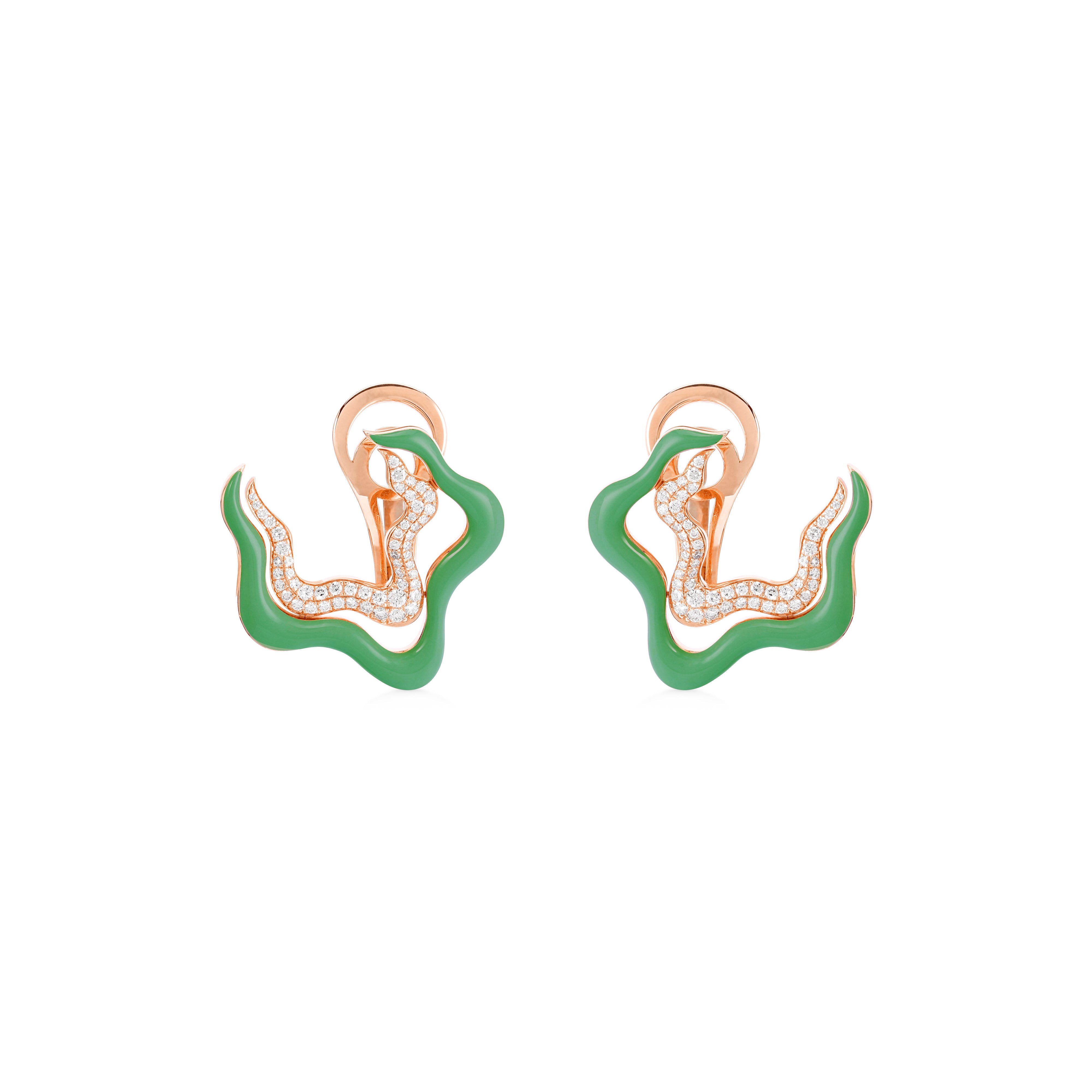 Flow Earring - Blush