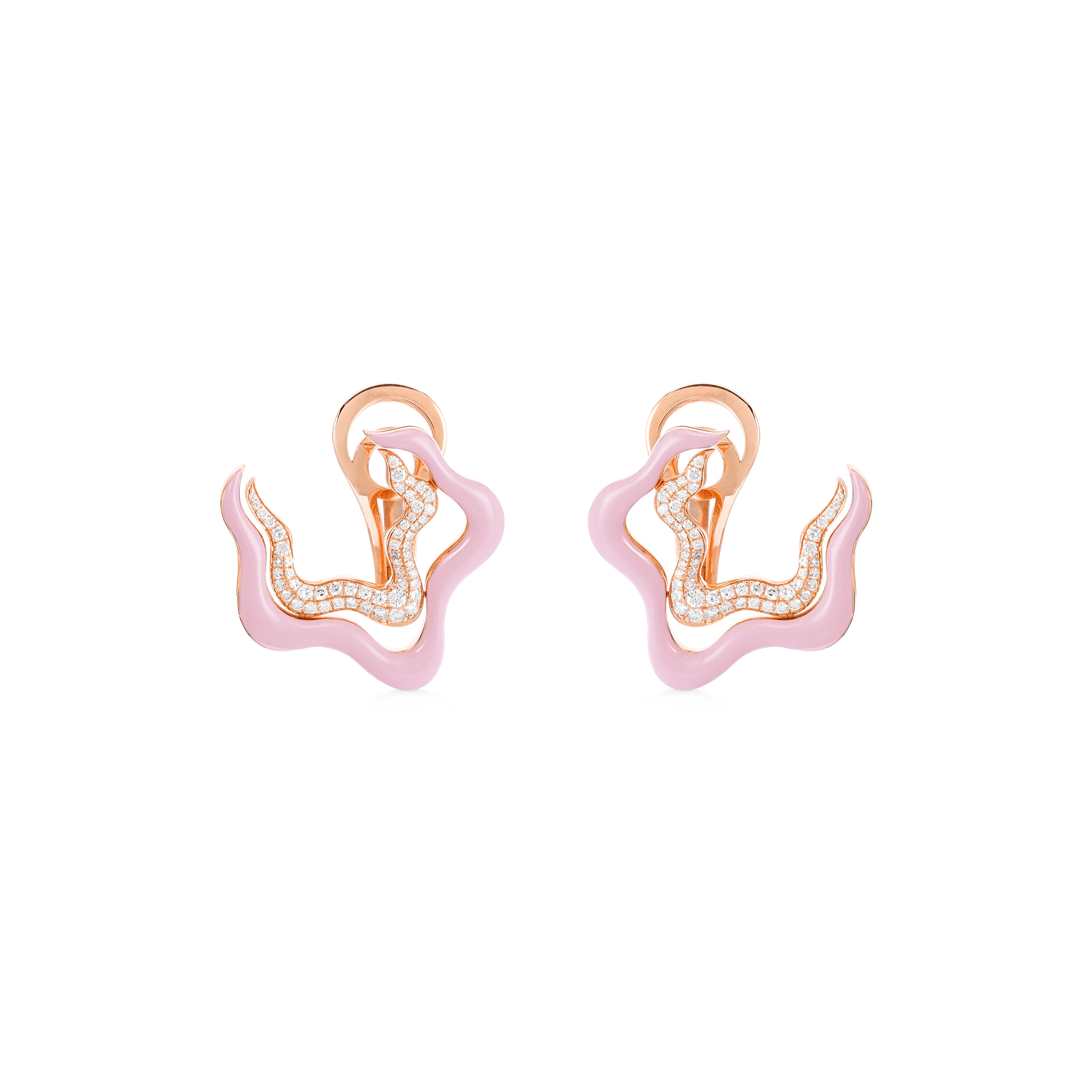 Flow Earring - Blush