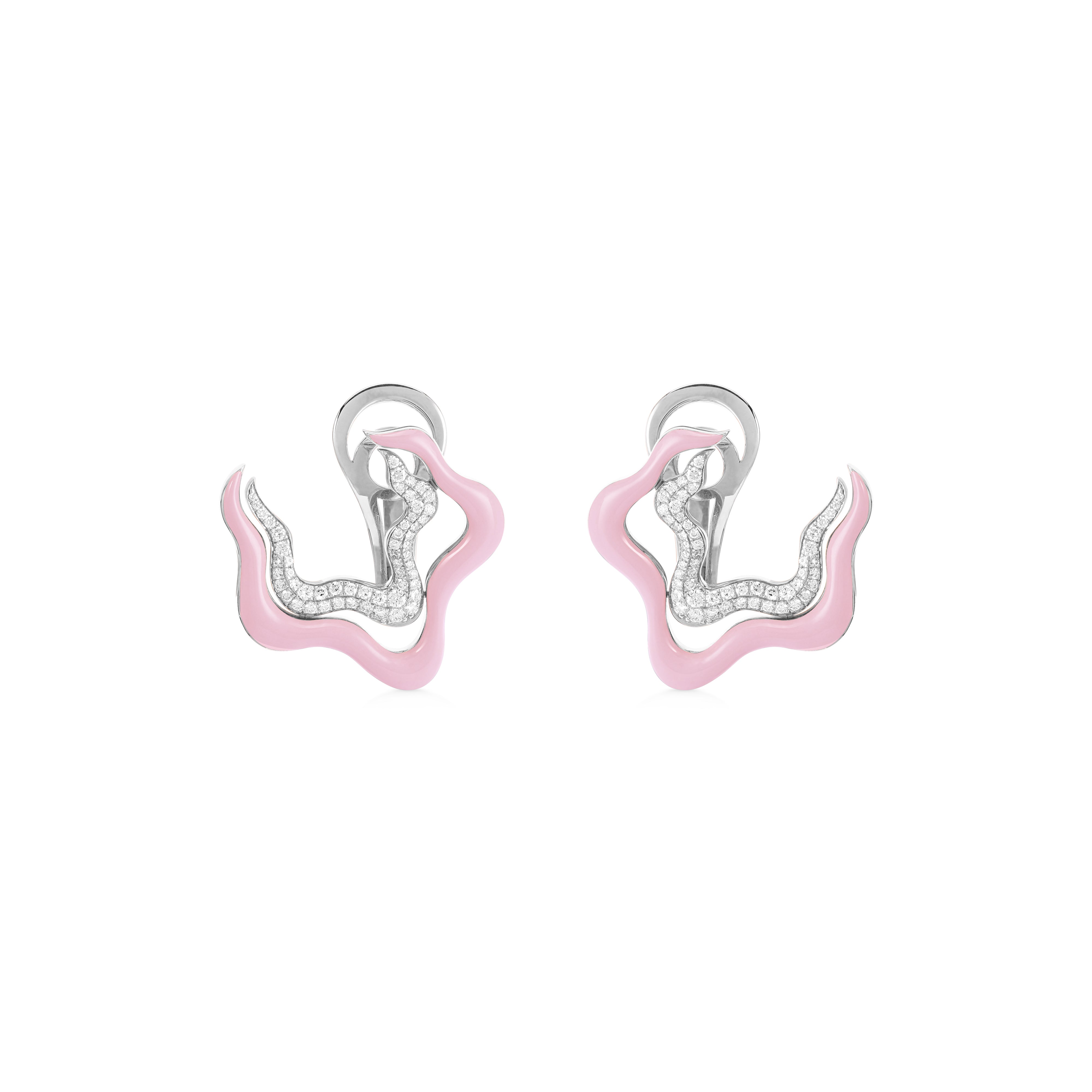 Flow Earring - White