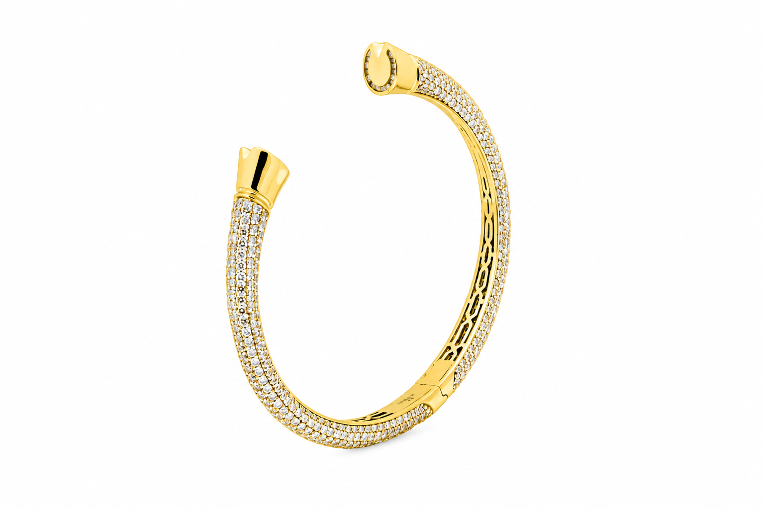 HOOF PAVÉ BANGLE