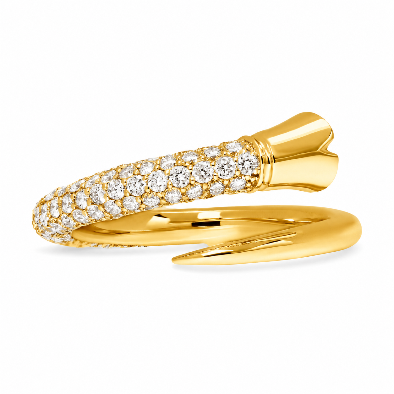 HOOF PAVÉ RING