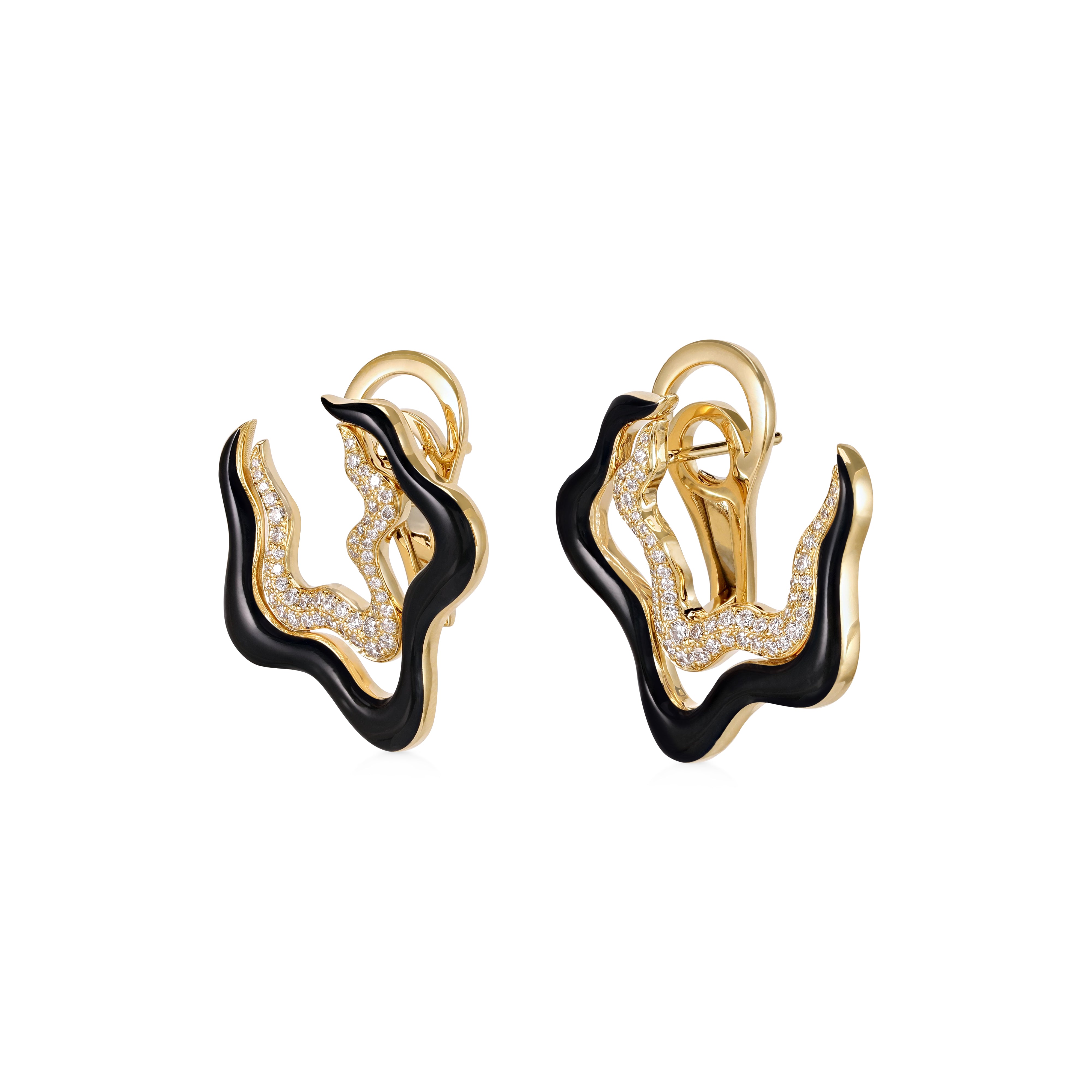 Flow Earring - Green