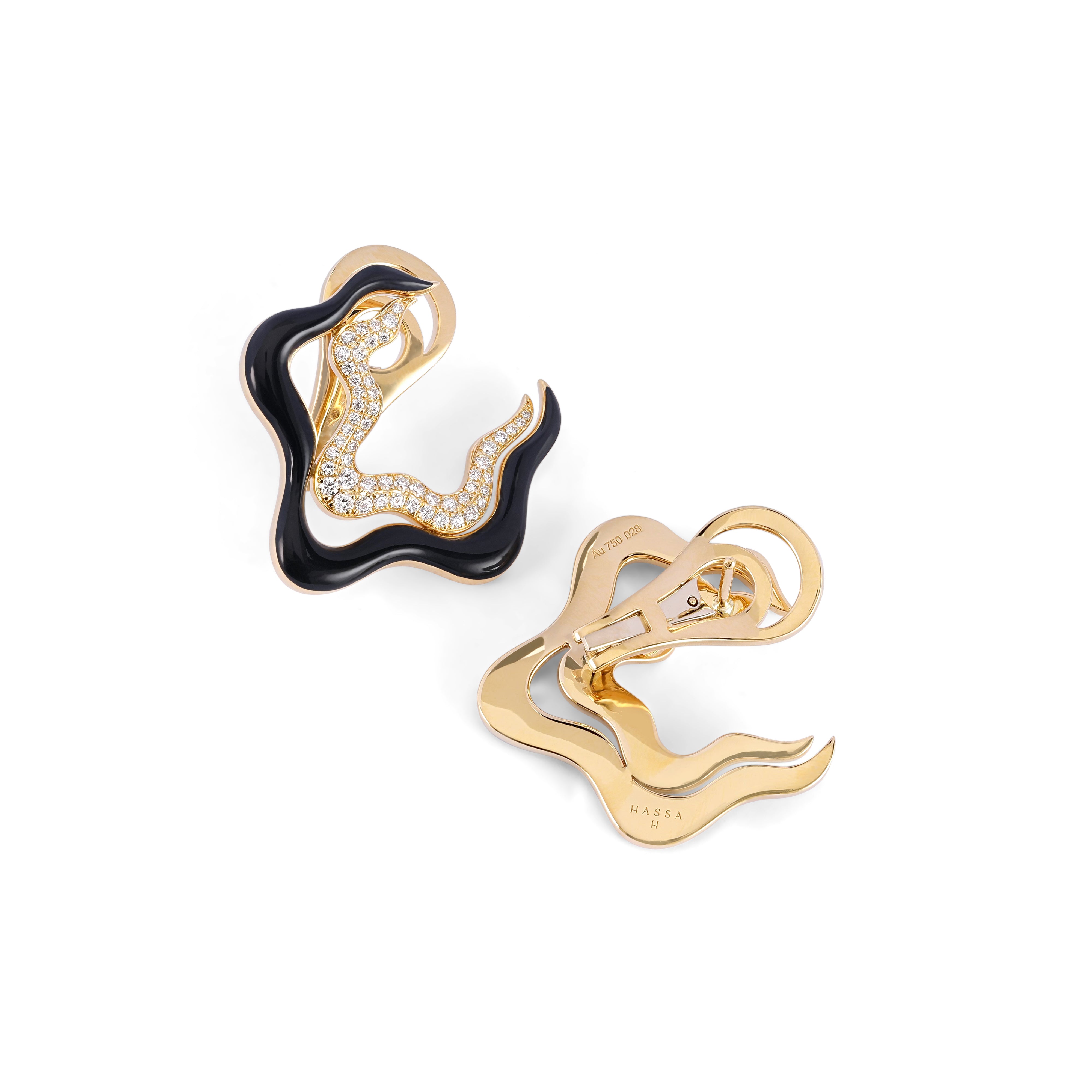 Flow Earring - White