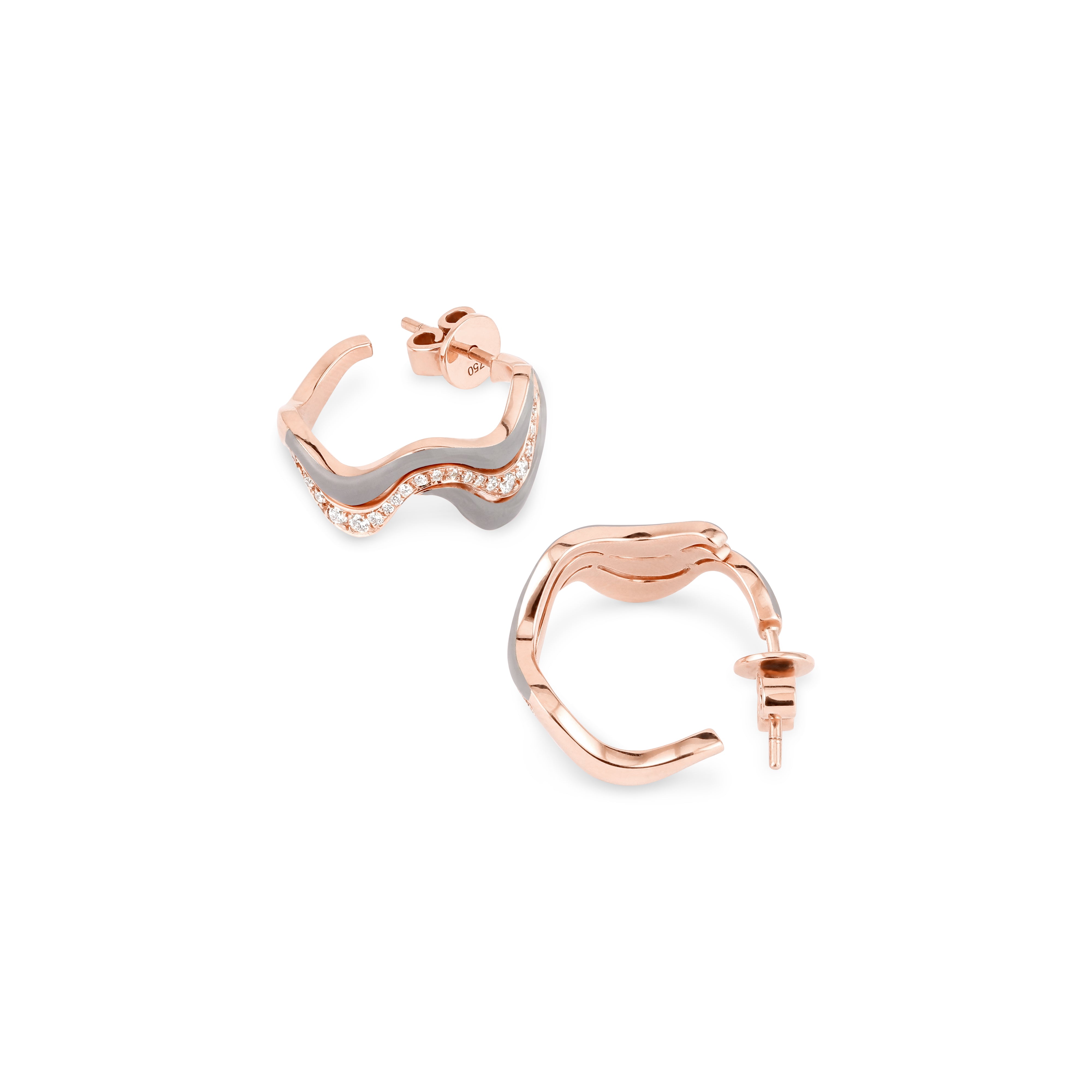 Small Flow Earring - Blush