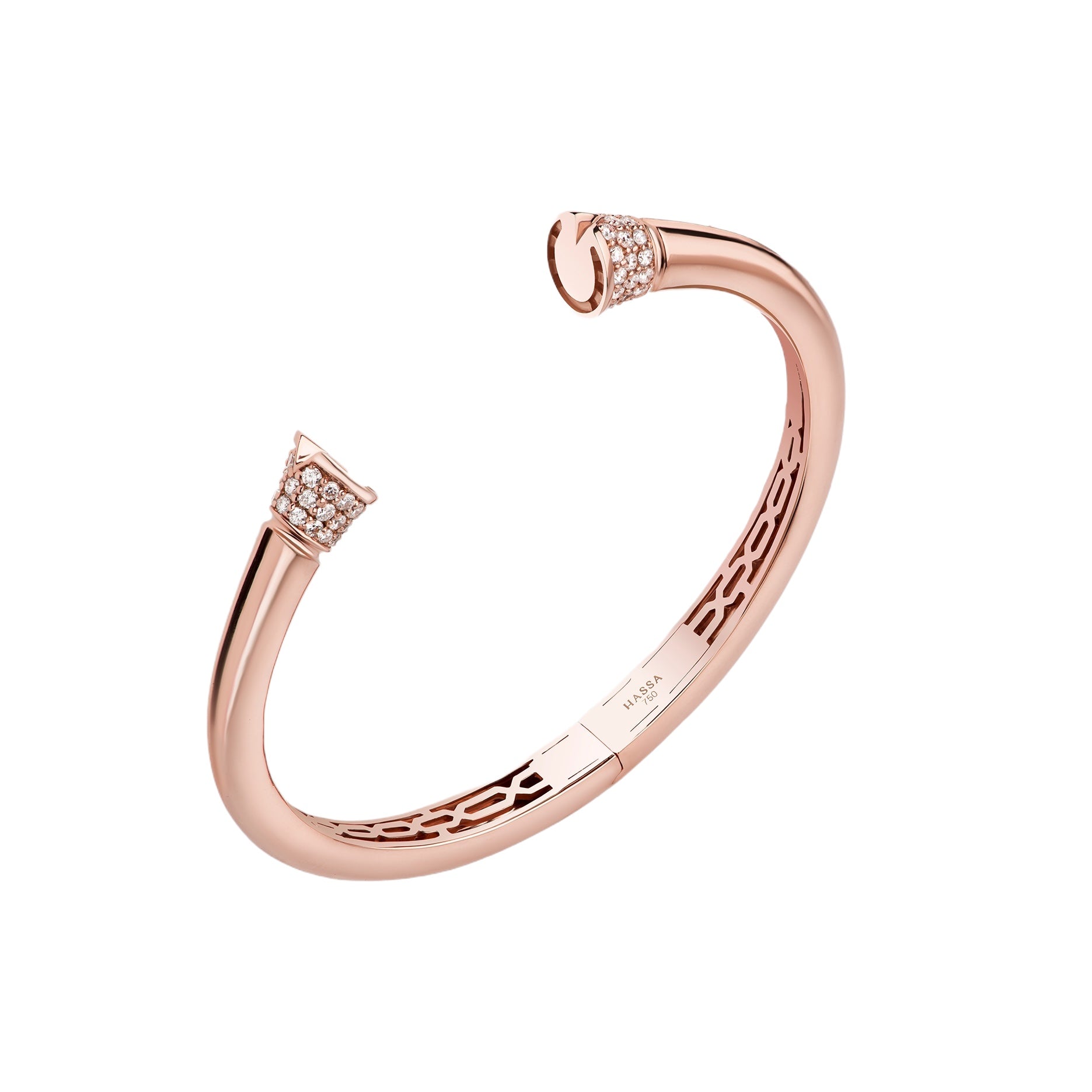 Hoof Bangle - Rose Gold