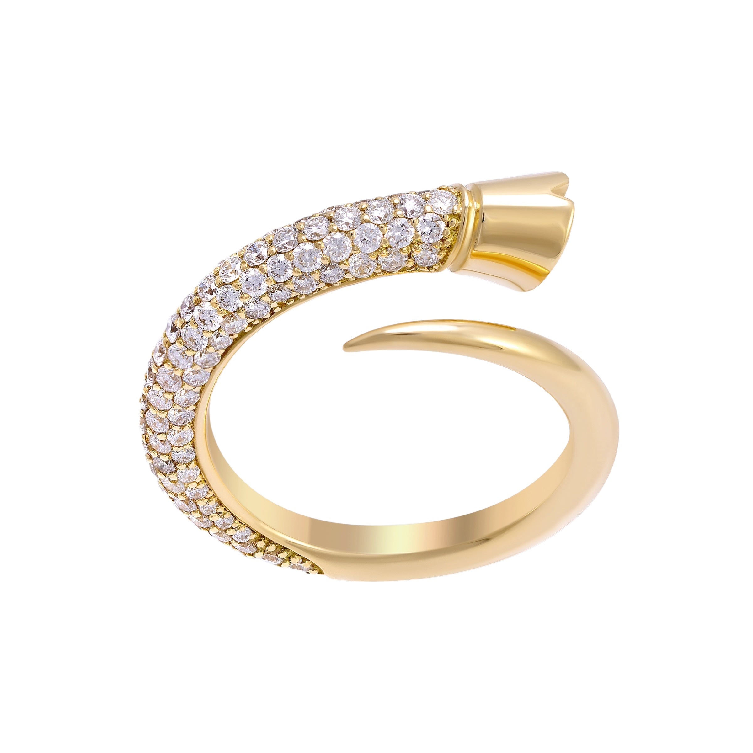 Hoof Ring - Yellow Gold