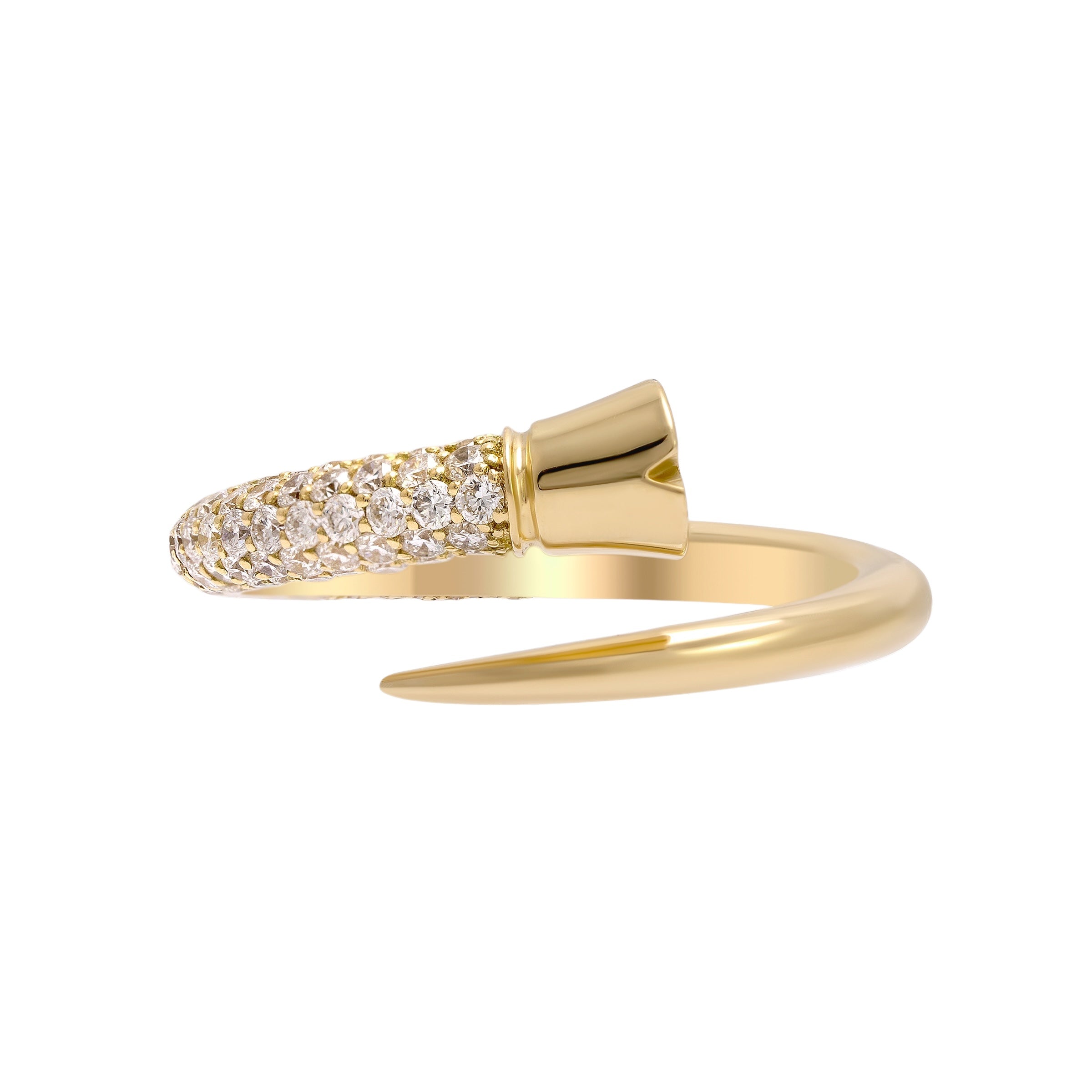 Hoof Ring - Yellow Gold