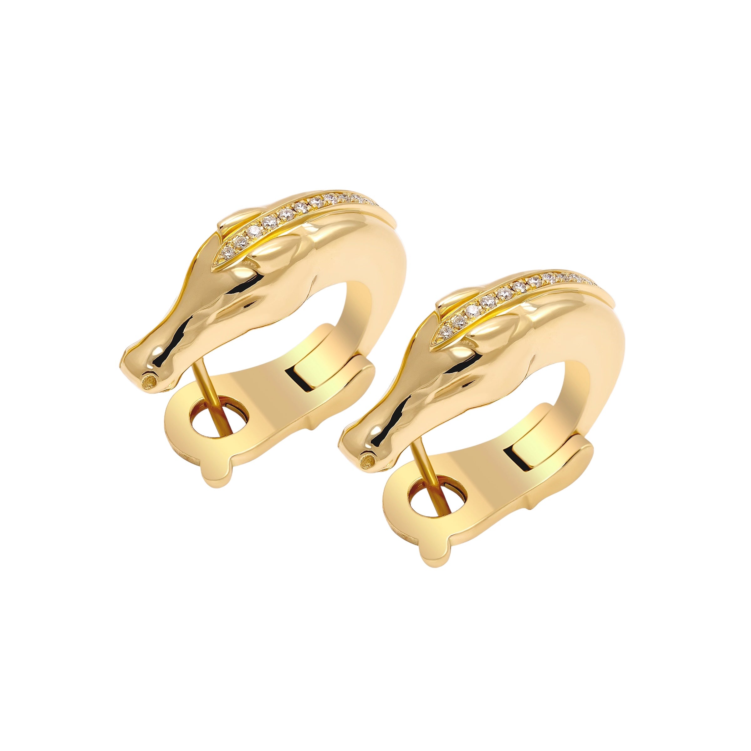 Ramak Earrings - Yellow Gold