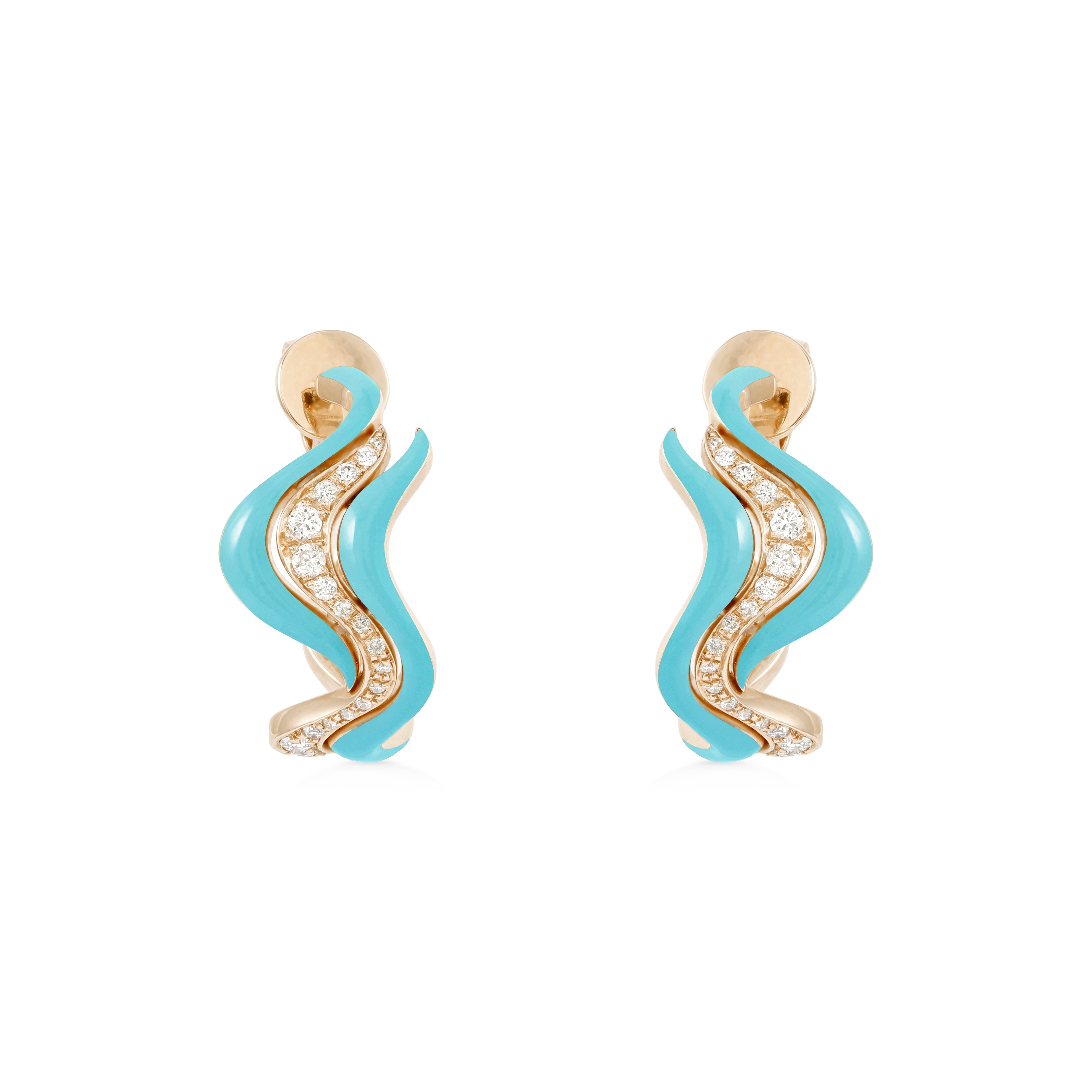 Small Flow Earring - Blush