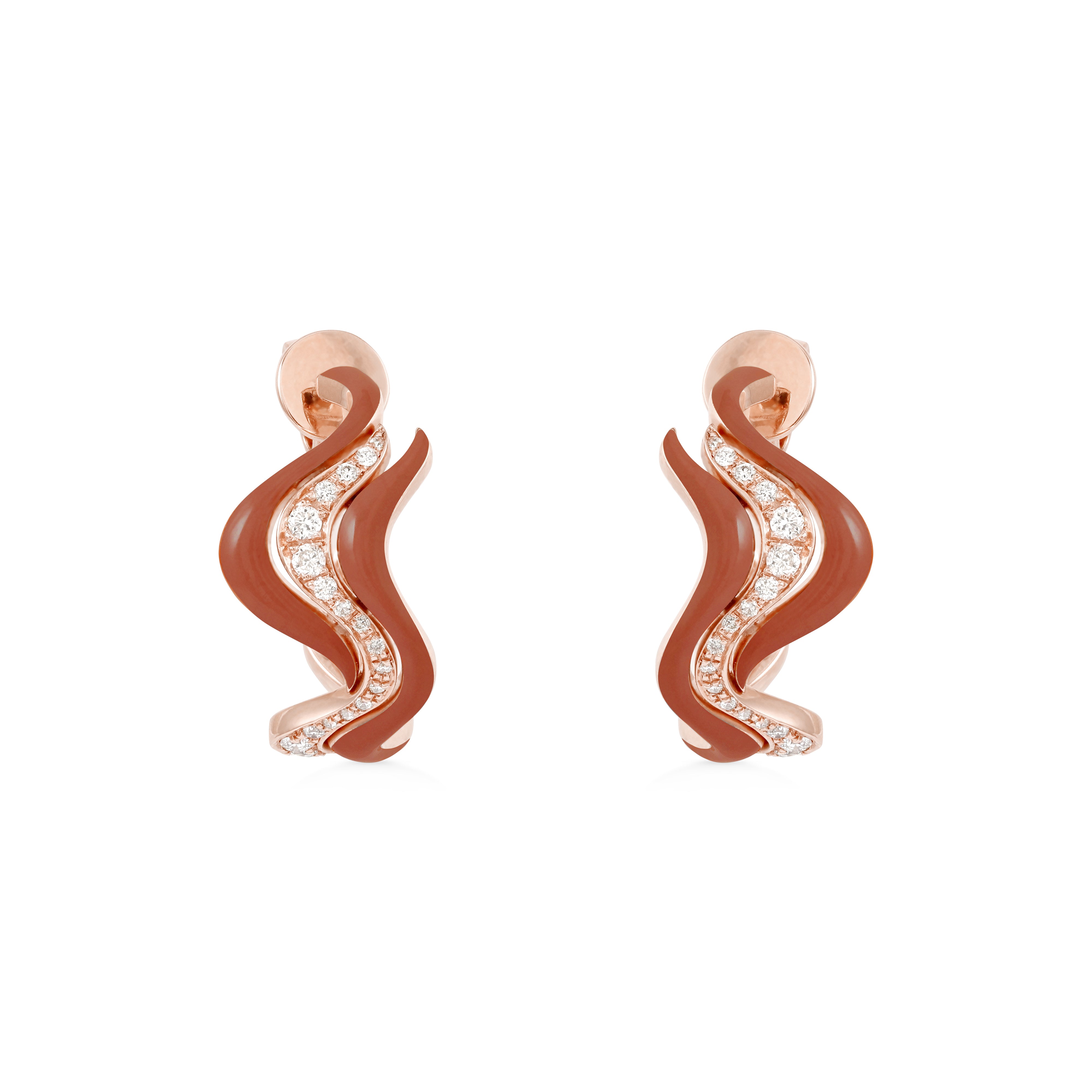 Small Flow Earring - Blush