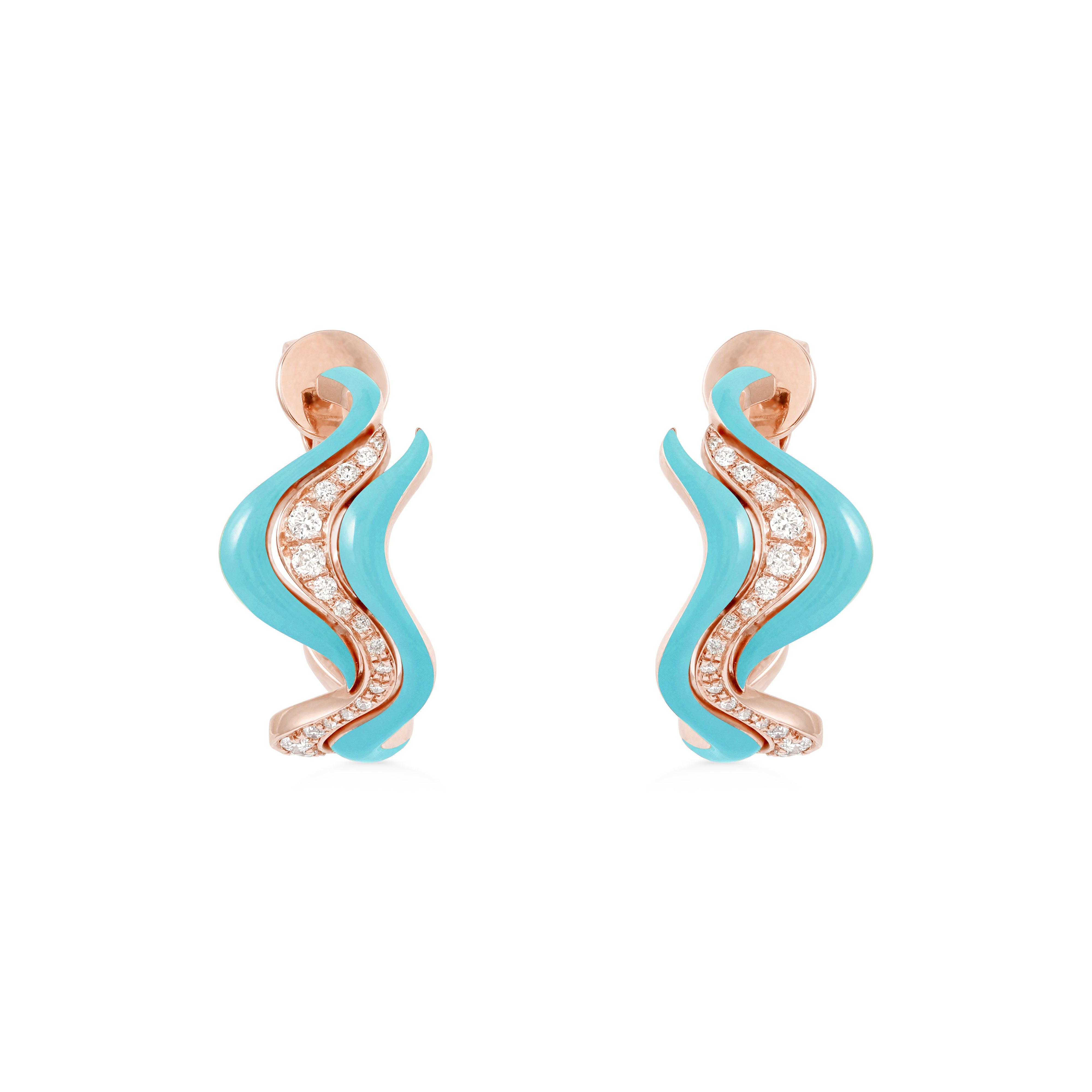 Small Flow Earring - Blush