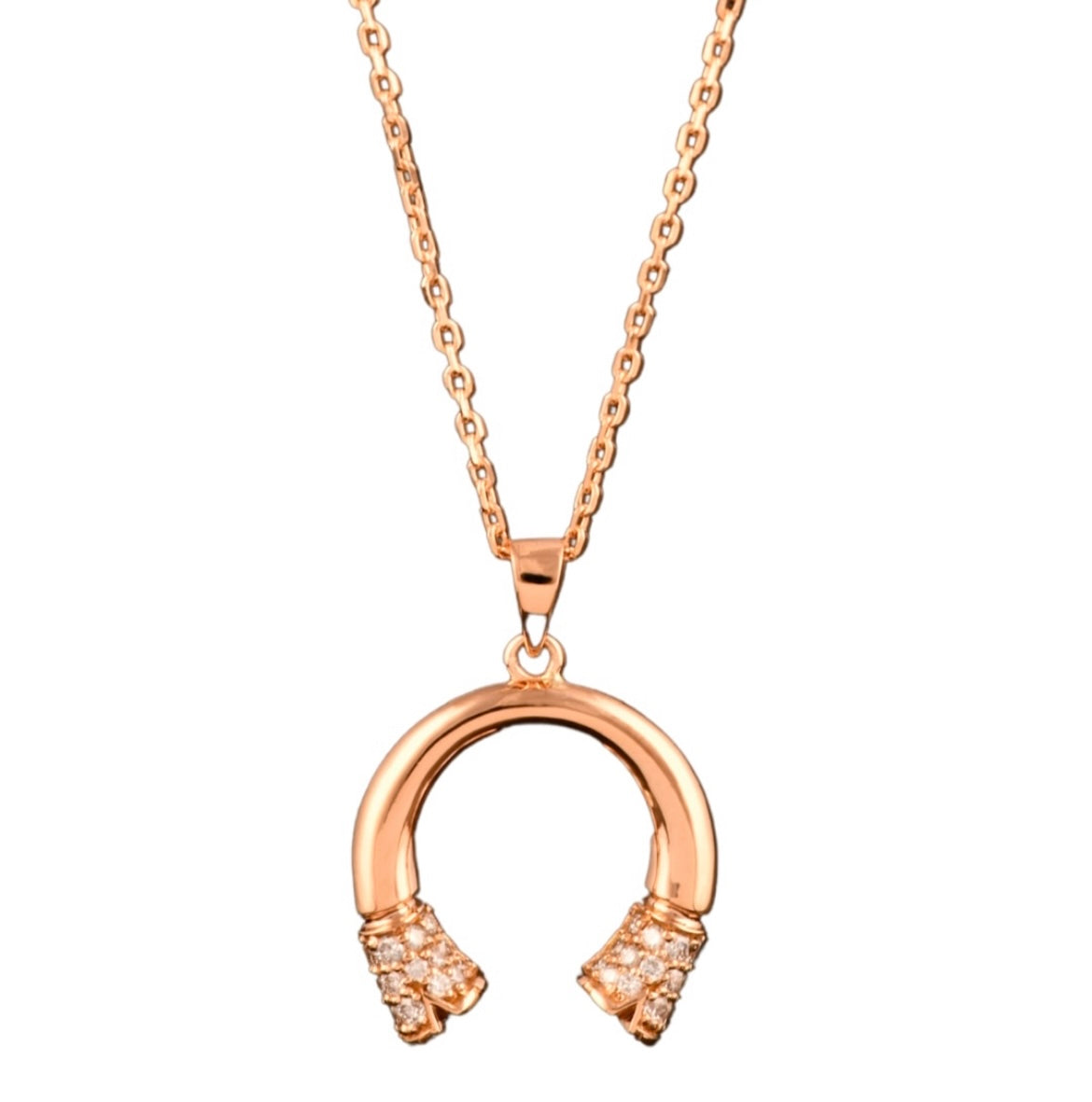 Hoof Necklace - Rose Gold