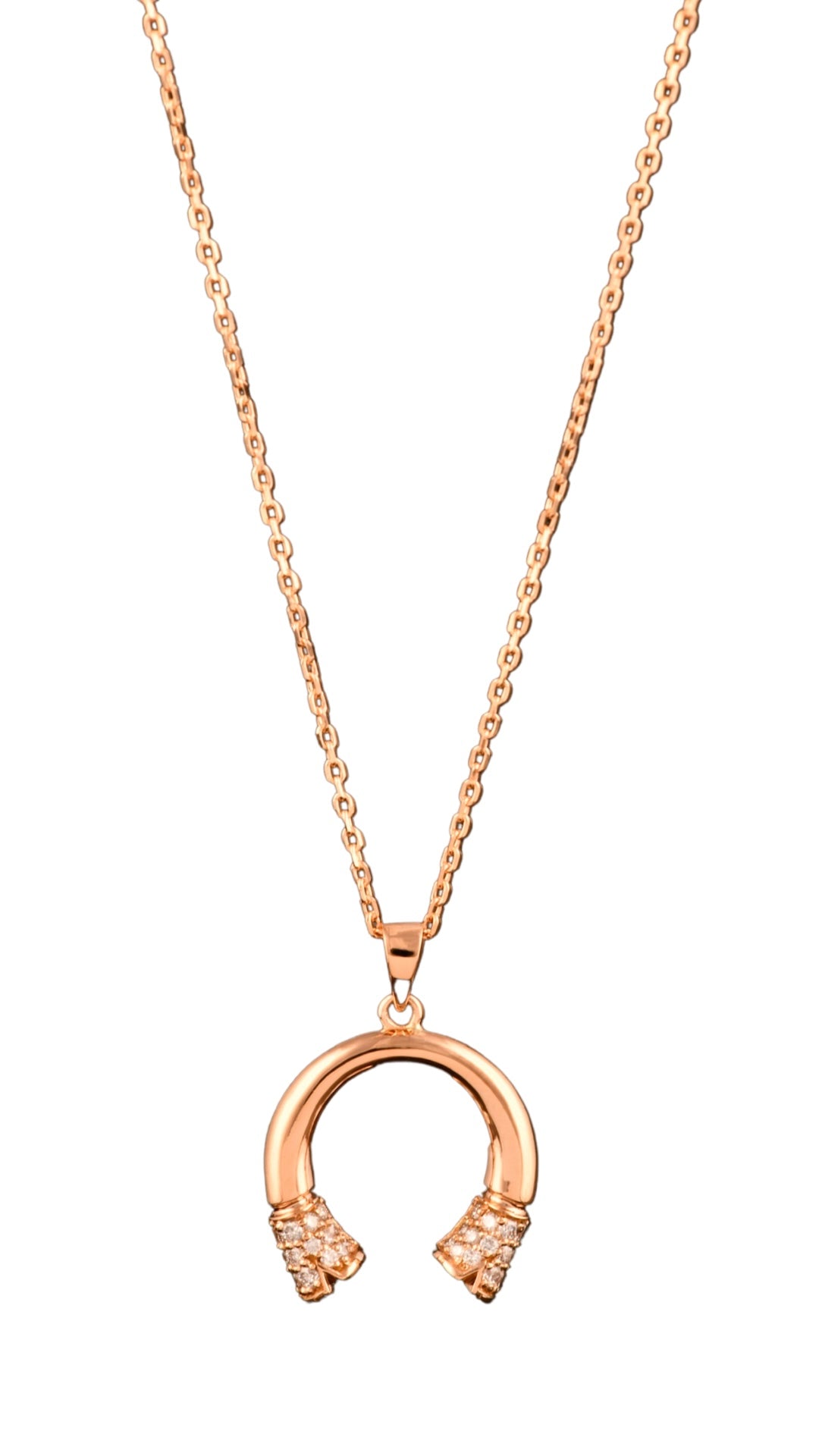 Hoof Necklace - Rose Gold